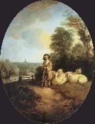 Thomas Gainsborough The Shepherd Boy USA oil painting artist